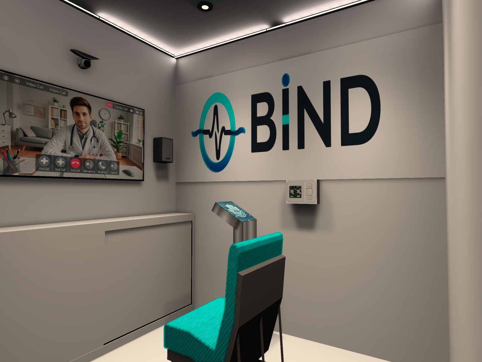 Cabina de Telemedicina BinD - Privacidad
